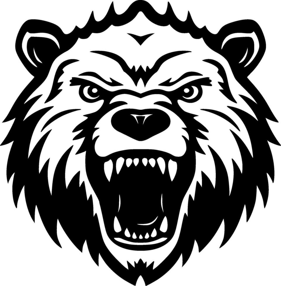 Urso - Alto qualidade vetor logotipo - vetor ilustração ideal para camiseta gráfico