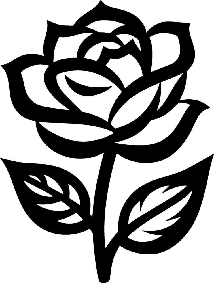 flor - minimalista e plano logotipo - vetor ilustração