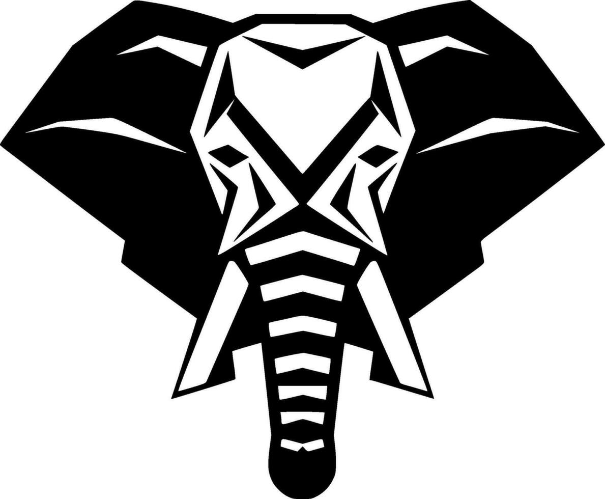 elefante - minimalista e plano logotipo - vetor ilustração