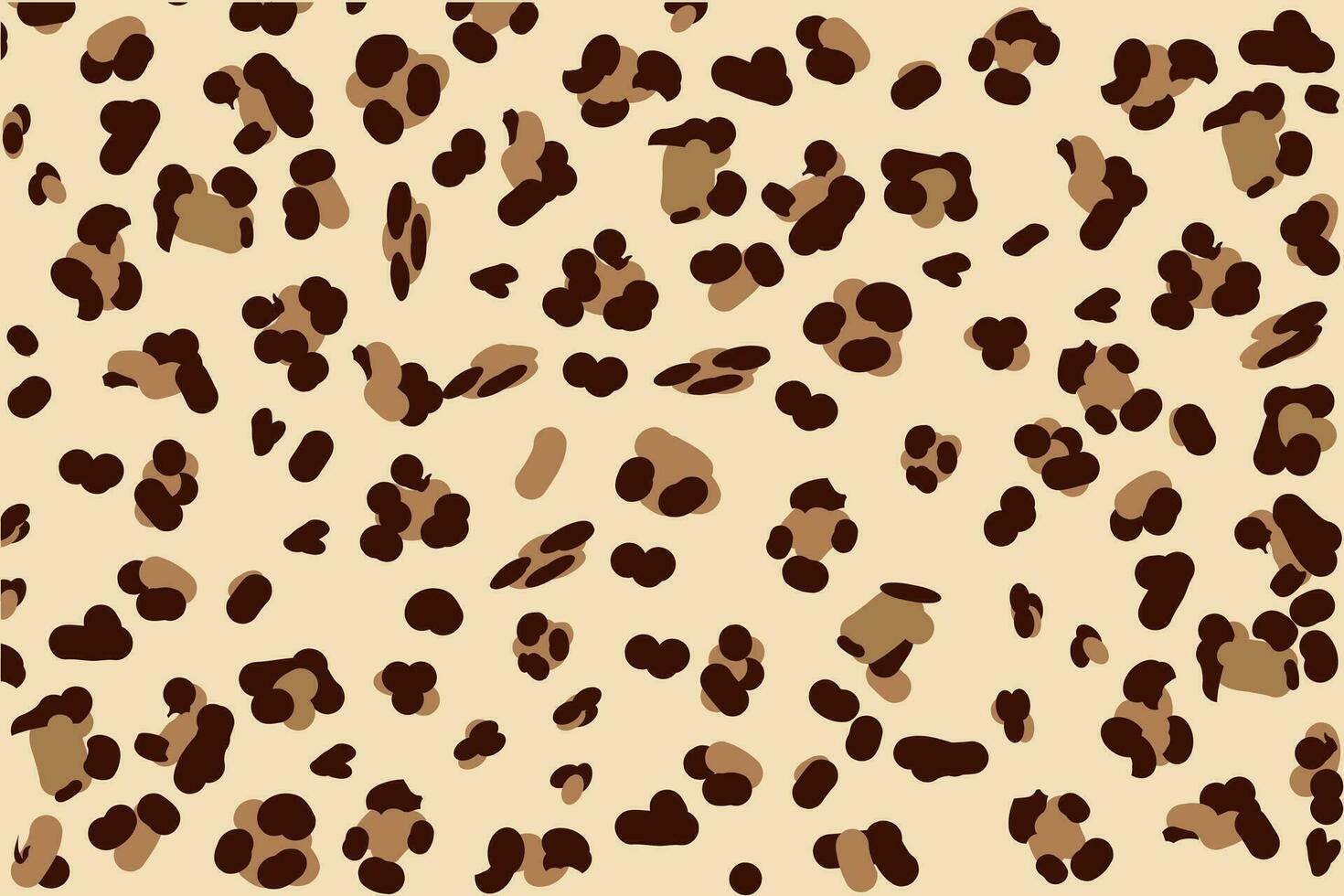 impressão leopardo padronizar decorativo fundo vetor ilustração