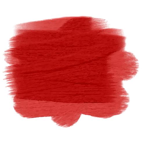 Grunge vermelho pintado textura vetor