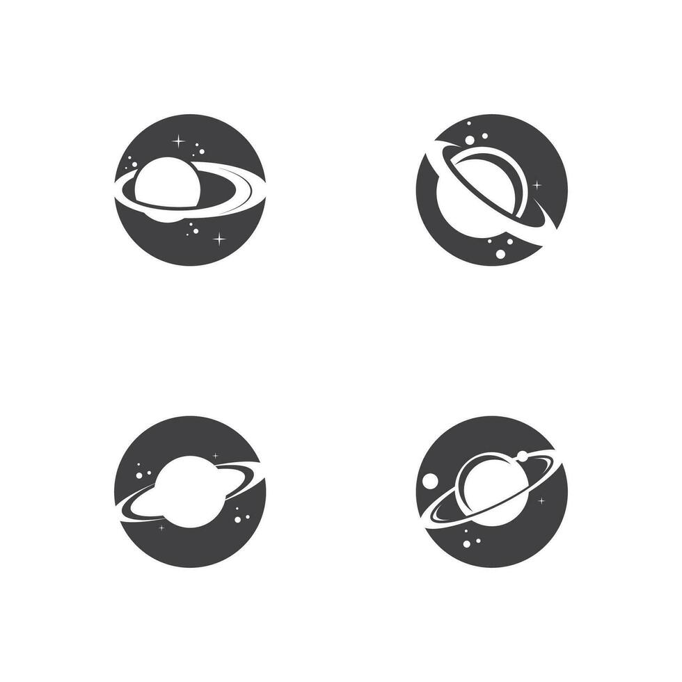 uma Saturno planeta símbolo vetor ilustração