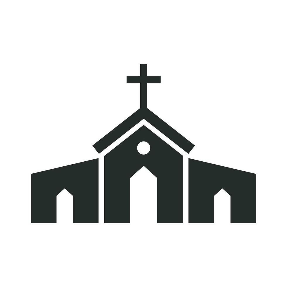 Igreja ícone gráfico vetor Projeto ilustração