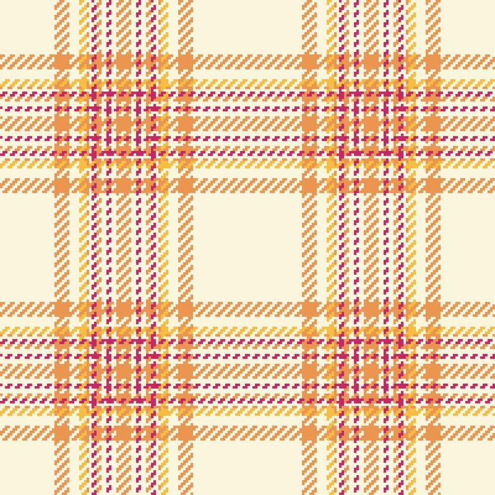 vetor tecido textura do xadrez Verifica desatado com uma fundo têxtil tartan padronizar.