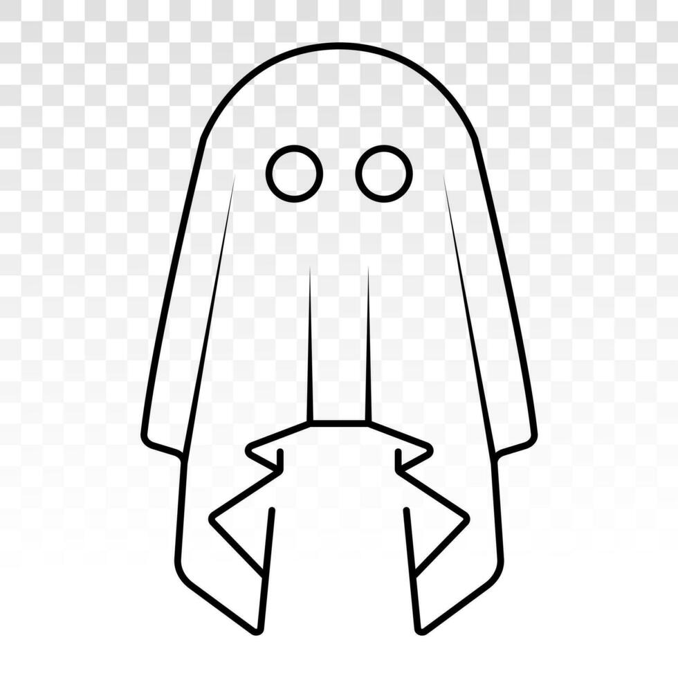 Desenho de fantasma de halloween para sites e aplicativos