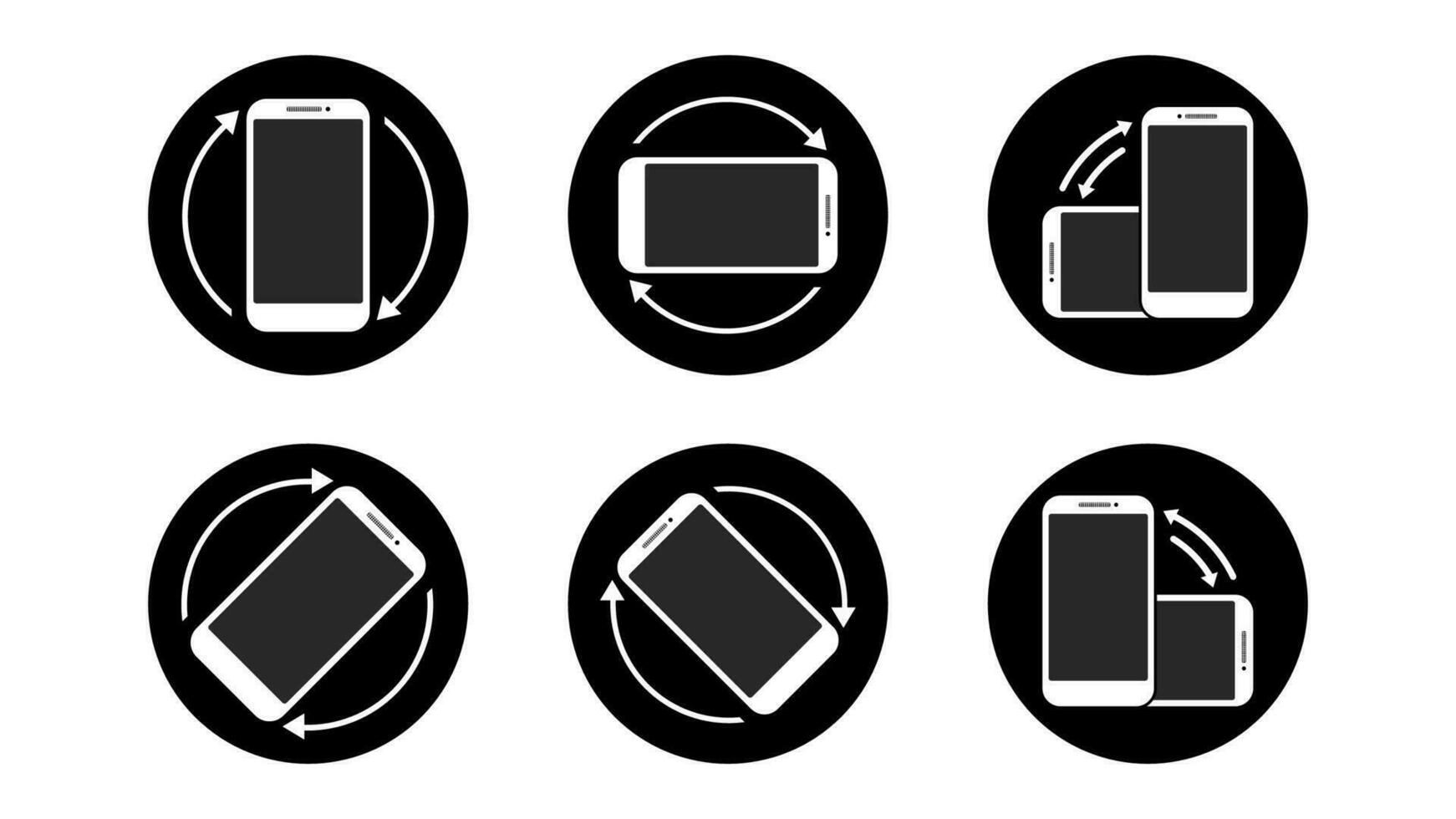 rodar inteligente telefone ícone em uma branco fundo. plano projeto, Móvel vetor ilustração elementos para sites ou Móvel formulários.