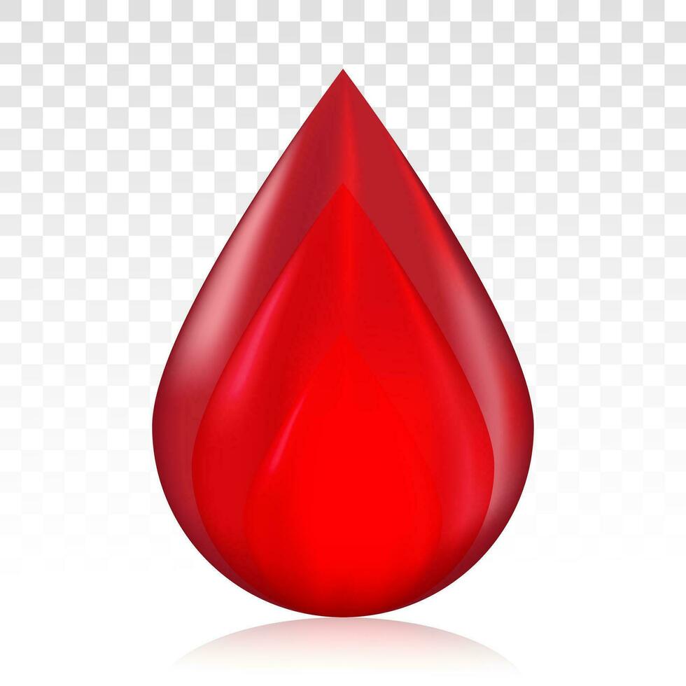 vermelho sangue solta ou gotícula para médico sangue doação vetor