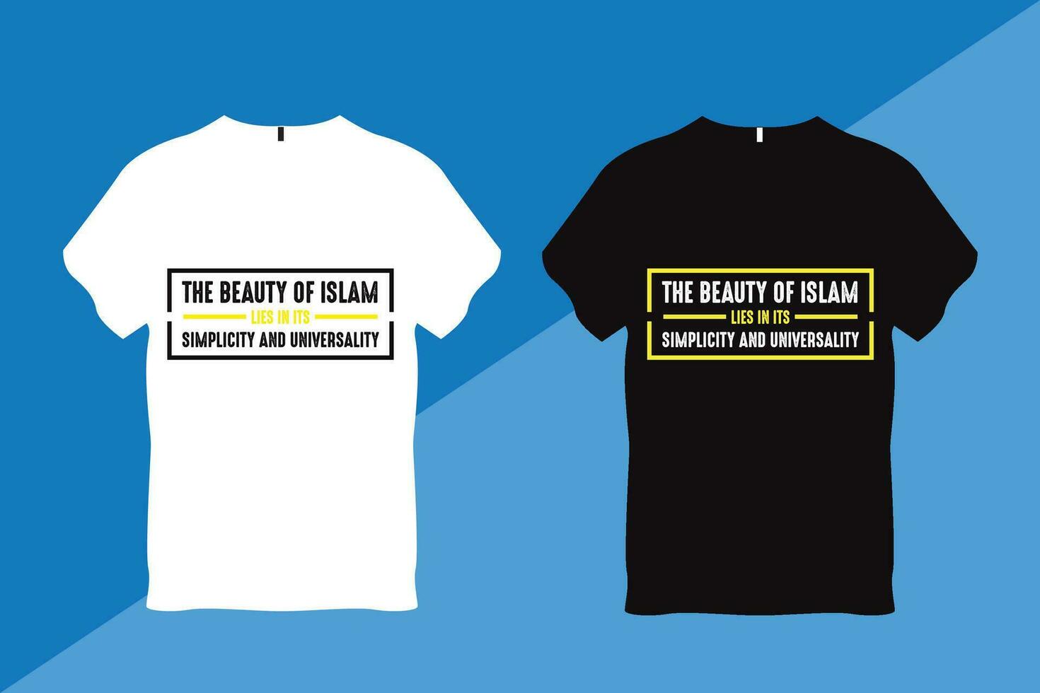 a beleza do islamismo mentiras dentro Está simplicidade e universalidade islâmico citar t camisa vetor