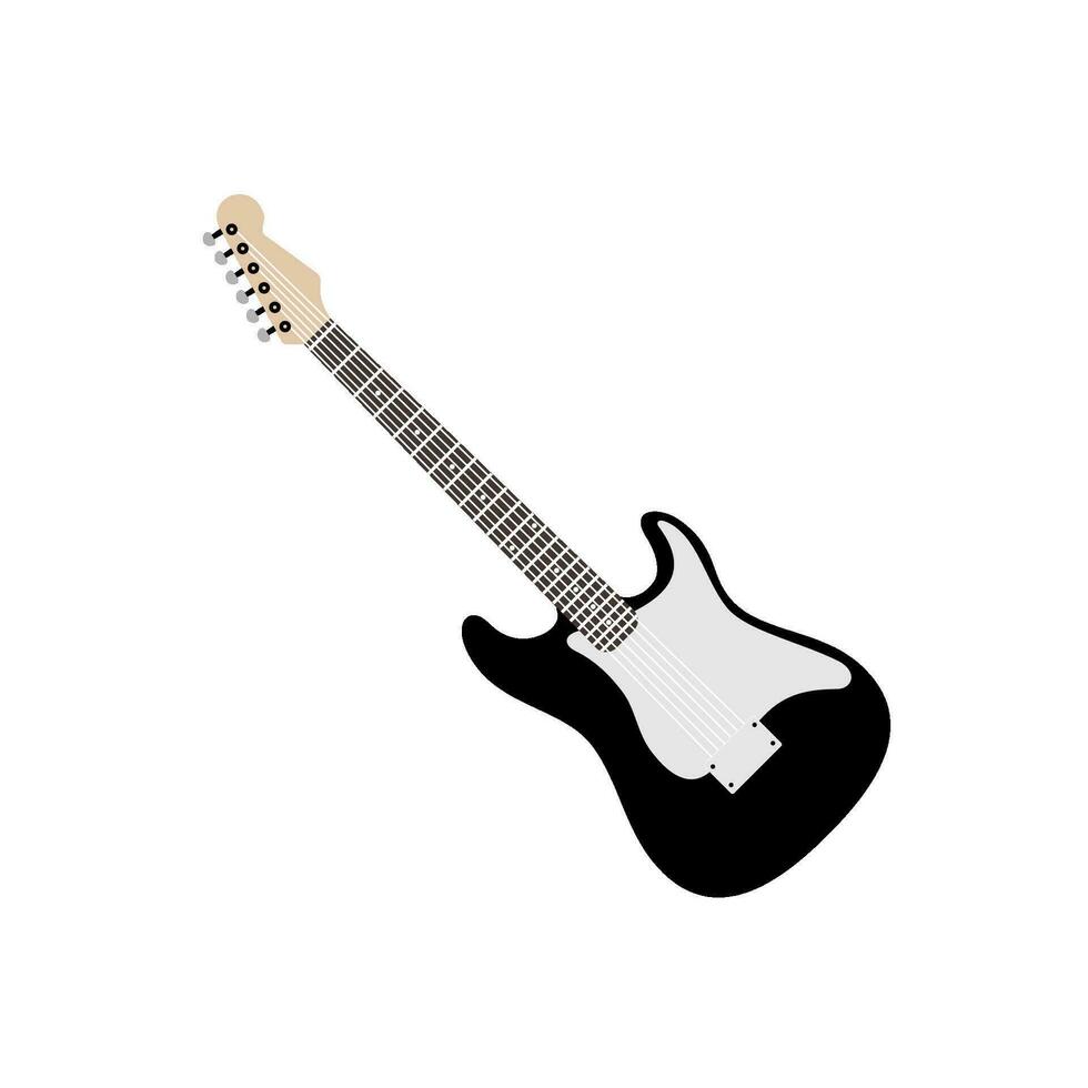 elétrico guitarra ícone vetor Projeto modelos simples e moderno