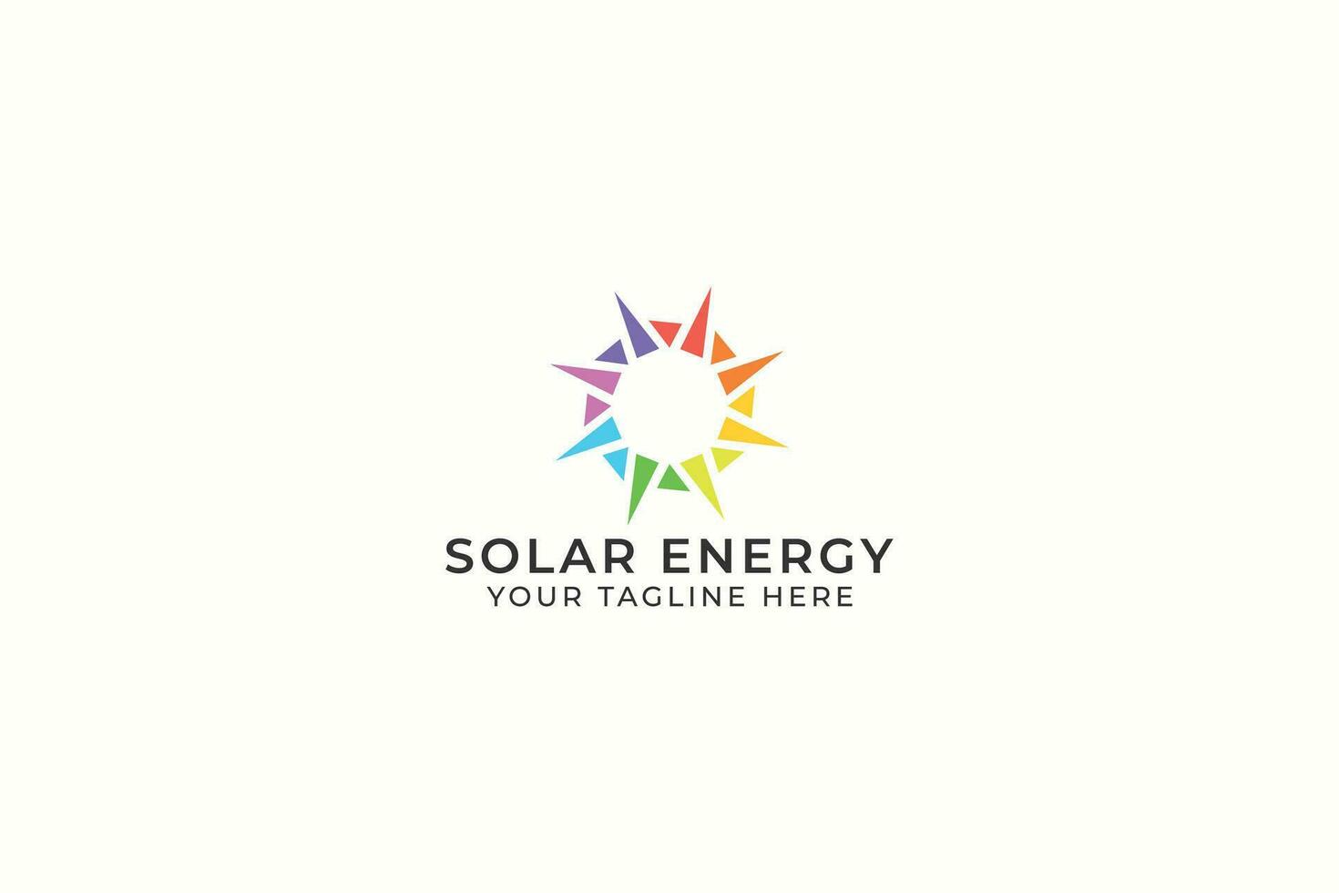 o negócio colorida círculo placa símbolo solar energia trabalho em equipe sociedade logotipo vetor