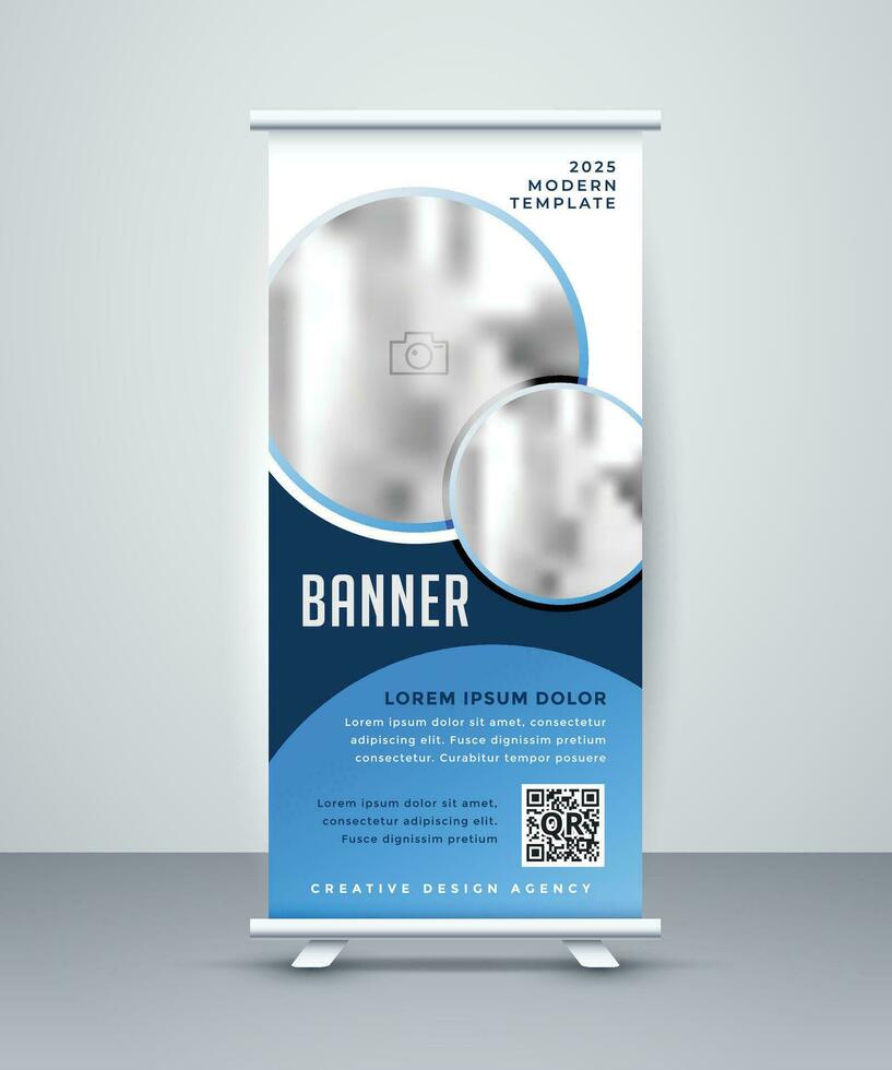 banner roll up corporativo vetor