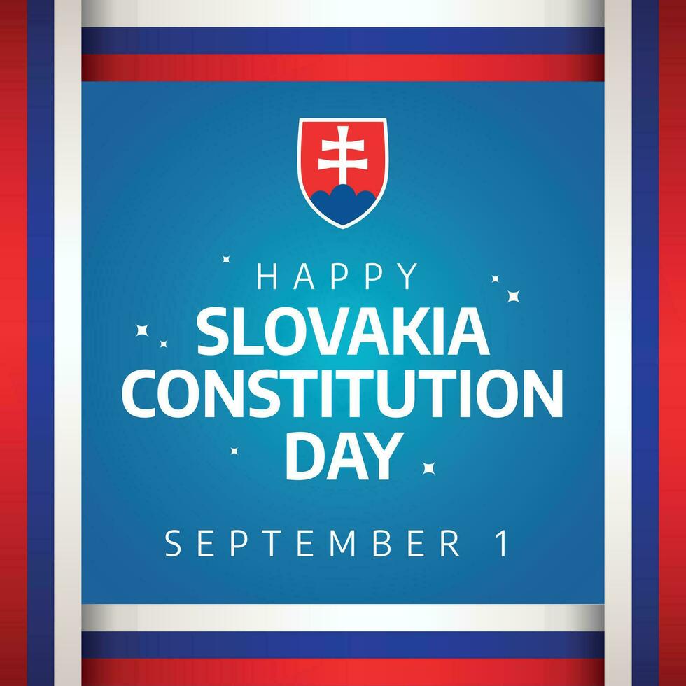 Eslováquia constituição dia Projeto modelo Boa para celebração. Eslováquia bandeira Projeto. Eslováquia independência dia. plano Projeto. vetor