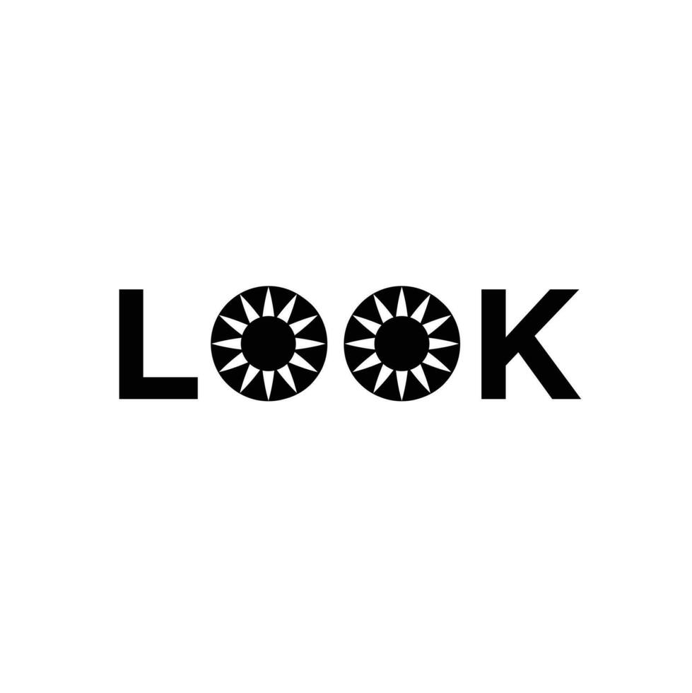 olho carta Veja logotipo ícone Projeto modelo vetor