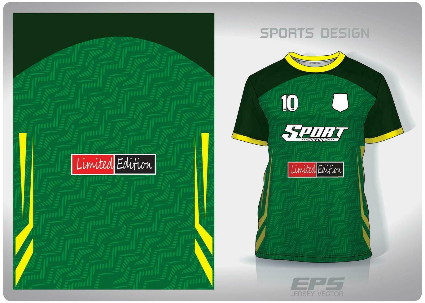 vetor Esportes camisa fundo imagem.amarelo verde têxtil padronizar projeto, ilustração, têxtil fundo para Esportes camiseta, futebol jérsei camisa