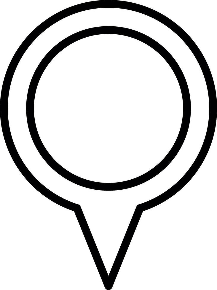 design de ícone de vetor de pino de localização