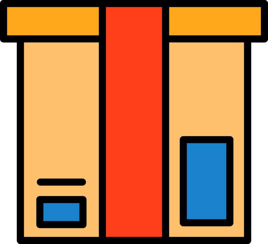 design de ícone de vetor de caixa de entrega
