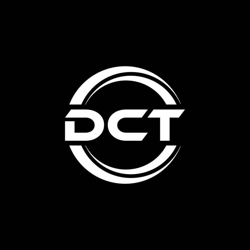 dct logotipo projeto, inspiração para uma único identidade. moderno elegância e criativo Projeto. marca d'água seu sucesso com a impressionante isto logotipo. vetor