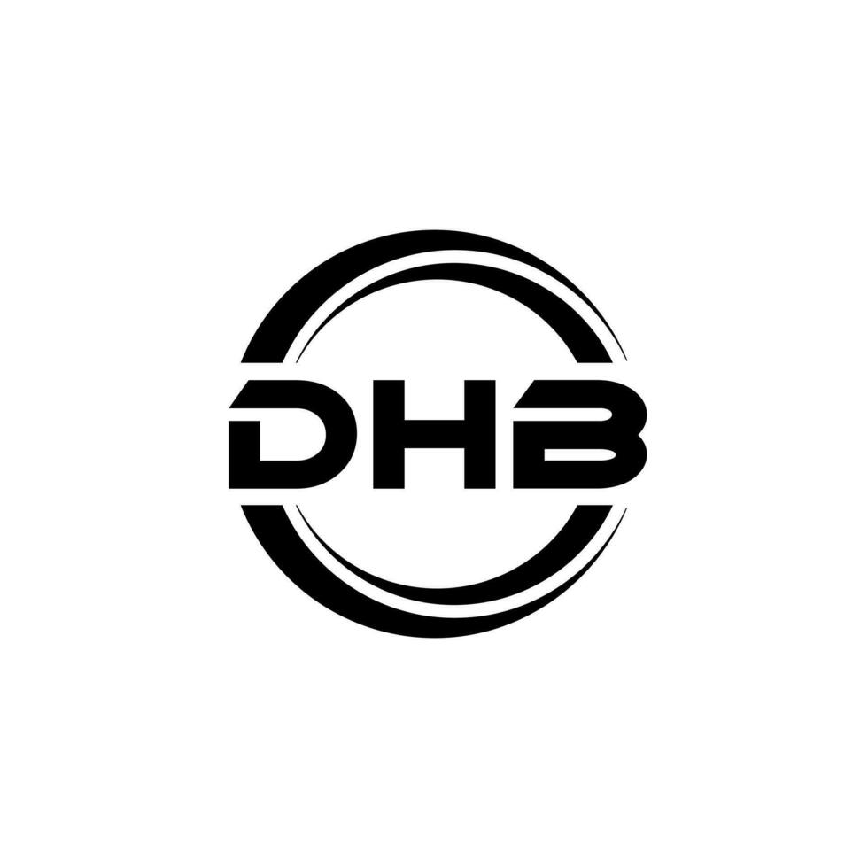 dhb logotipo projeto, inspiração para uma único identidade. moderno elegância e criativo Projeto. marca d'água seu sucesso com a impressionante isto logotipo. vetor