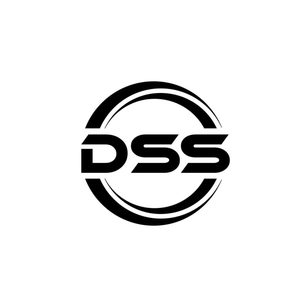 dss logotipo projeto, inspiração para uma único identidade. moderno elegância e criativo Projeto. marca d'água seu sucesso com a impressionante isto logotipo. vetor