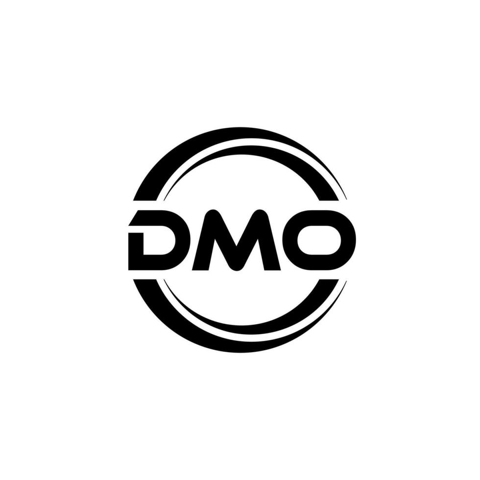 dmo logotipo projeto, inspiração para uma único identidade. moderno elegância e criativo Projeto. marca d'água seu sucesso com a impressionante isto logotipo. vetor