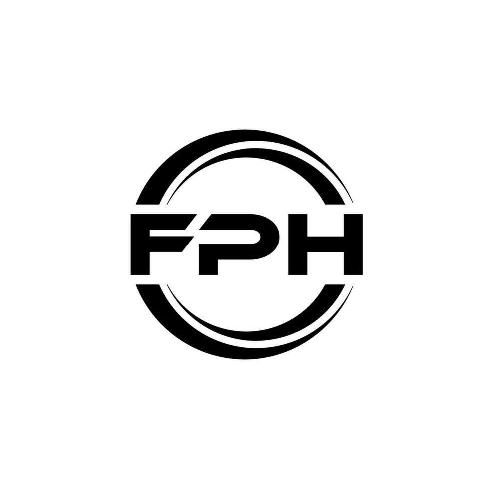 fph logotipo projeto, inspiração para uma único identidade. moderno elegância e criativo Projeto. marca d'água seu sucesso com a impressionante isto logotipo. vetor