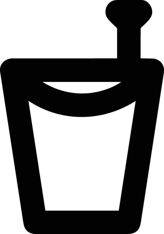 balde ícone símbolo vetor imagem. ilustração do a balde limpeza equipamento lavando esboço Projeto imagem. eps 10