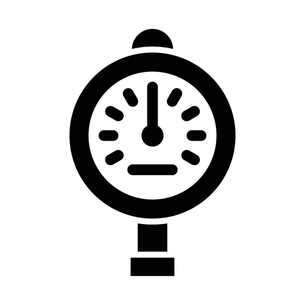 pressão metro vetor glifo ícone para pessoal e comercial usar.