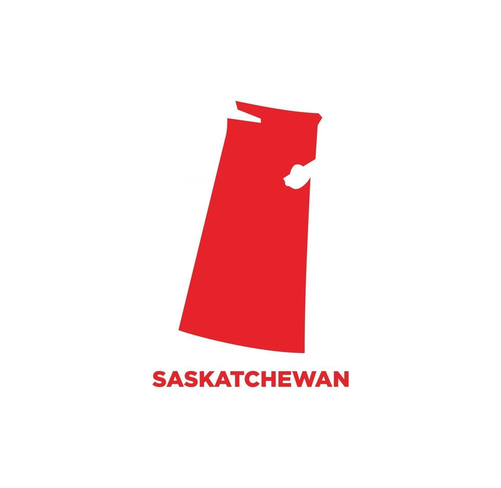 formato de eps do vetor de ilustração do mapa de saskatchewan, adequado para suas necessidades de design, logotipo, ilustração, animação, etc.