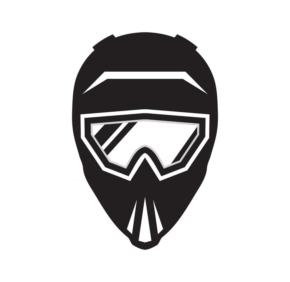 formato de eps de vetor de ilustração de capacete de motocross, adequado para suas necessidades de design, logotipo, ilustração, animação, etc.