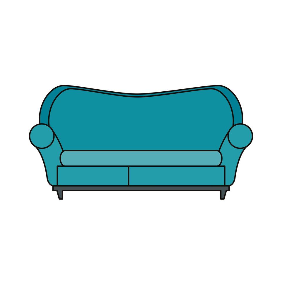 ícone de equipamento de sala de estar confortável vetor