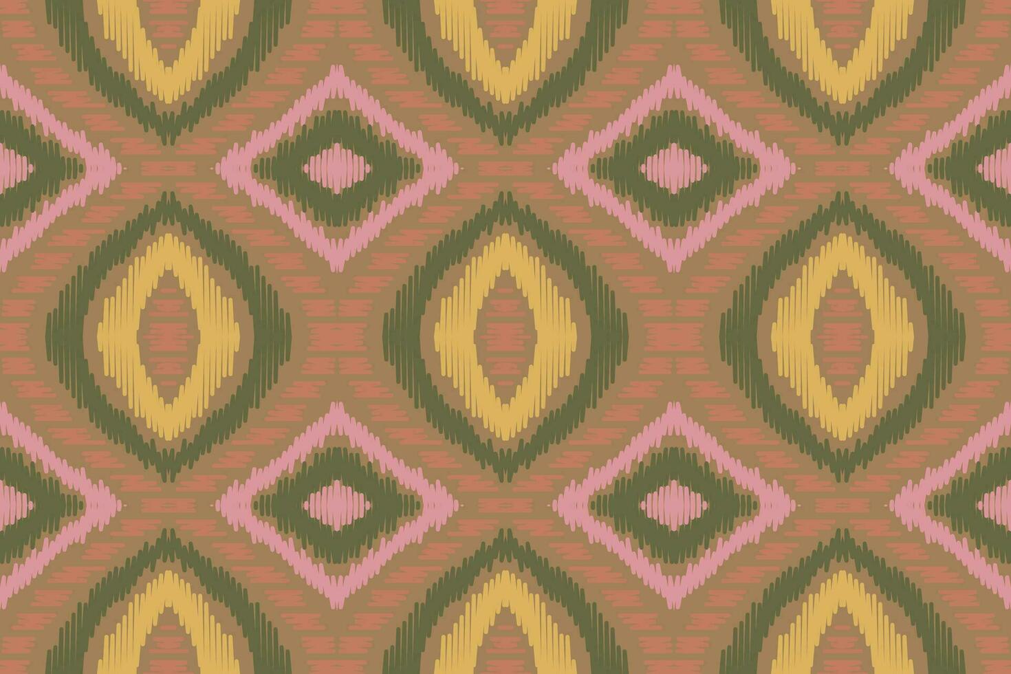 ikat damasco bordado fundo. ikat flor geométrico étnico oriental padronizar tradicional.asteca estilo abstrato vetor ilustração.design para textura,tecido,vestuário,embrulho,sarongue.