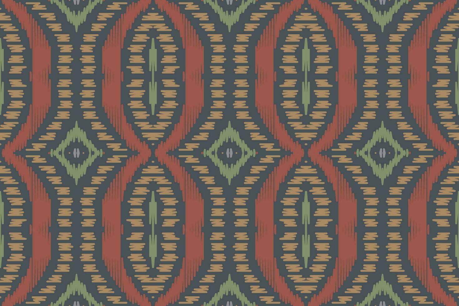 ikat floral paisley bordado fundo. ikat listras geométrico étnico oriental padronizar tradicional. ikat asteca estilo abstrato Projeto para impressão textura, tecido, saree, sari, tapete. vetor