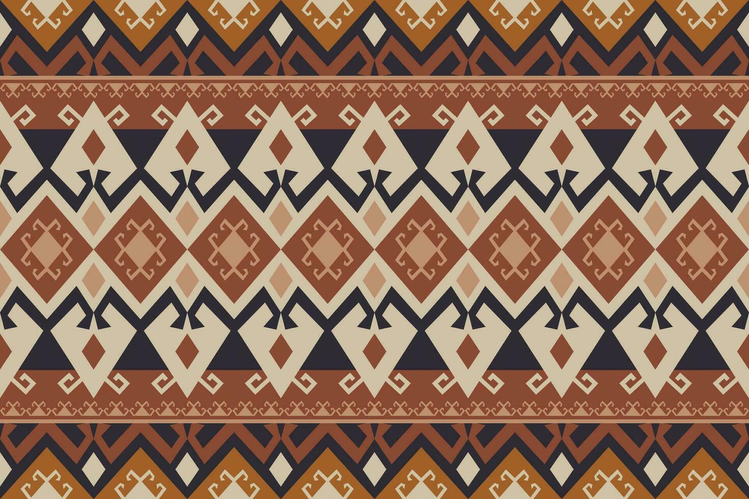 asteca kilim geométrico padronizar. asteca tribal geométrico forma desatado padronizar vintage estilo. étnico geométrico padronizar usar para tecido, têxtil fronteira, tapete, almofada, papel de parede, estofamento, etc. vetor