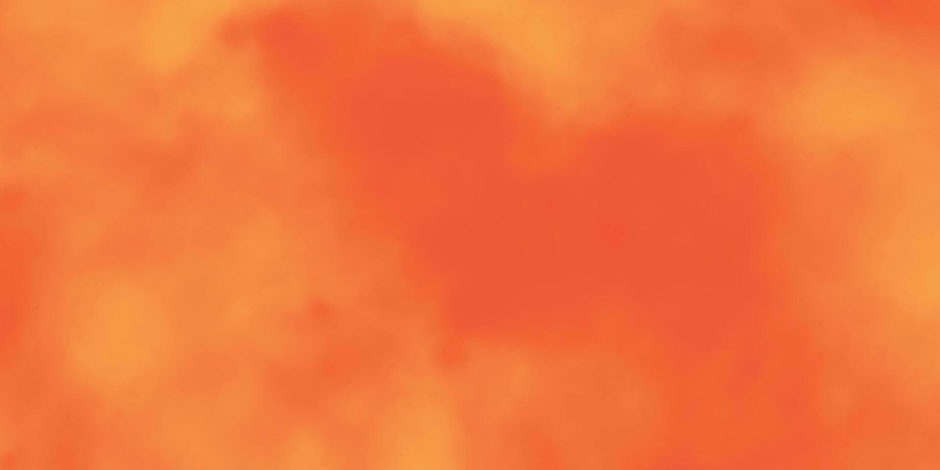laranja e amarelo aguarela vetor fundo. abstrato fogo laranja pintura mancha fechar-se isolado em branco fundo.
