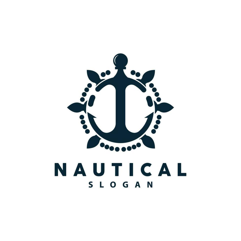 navio leme logotipo, elegante náutico marítimo vetor simples minimalista Projeto oceano Navegando navio