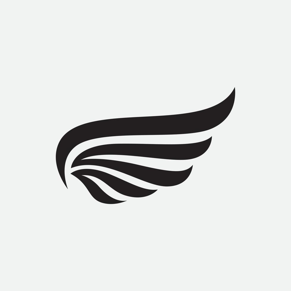 wing logo template vector icon design