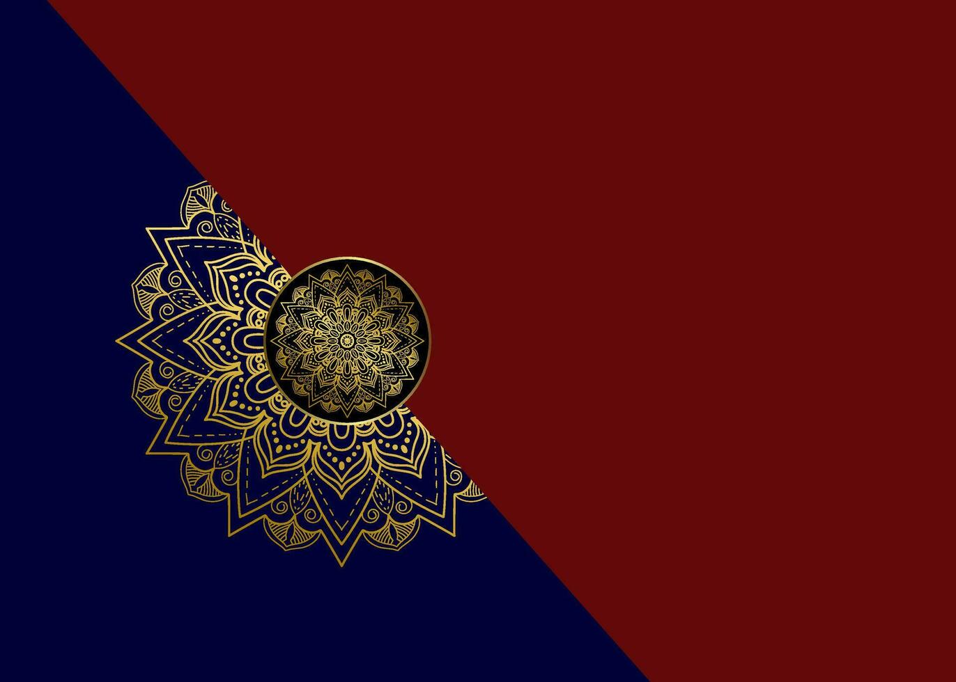 modelo de plano de fundo com design de padrão de mandala vetor