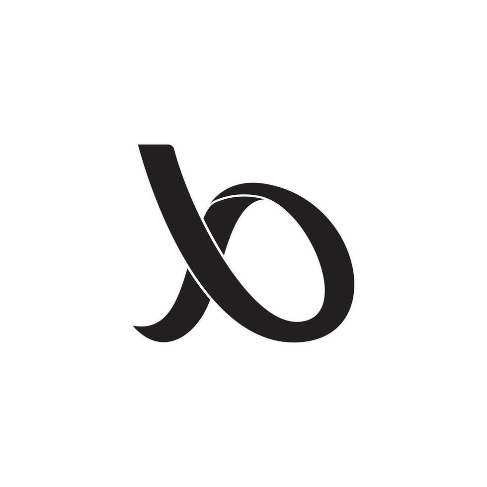 abstrato carta b curvas 3d fita vetor em forma para logotipo produtos
