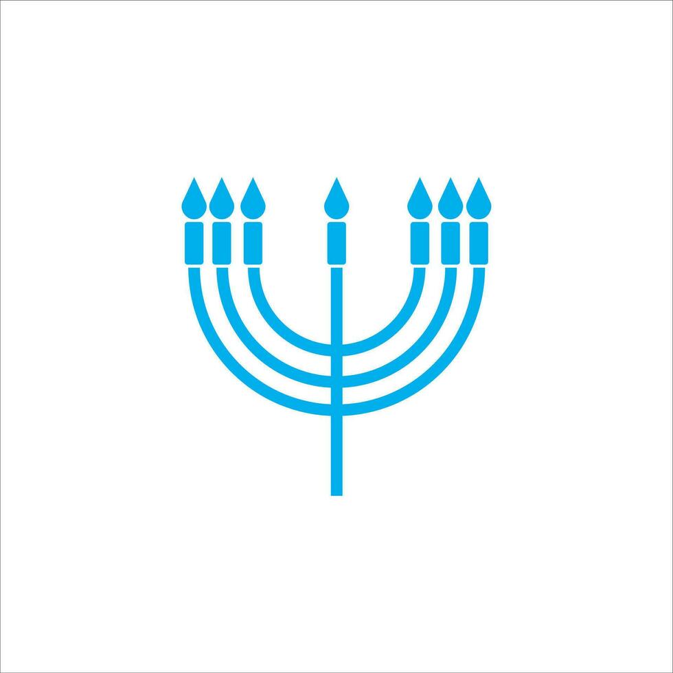 menorah ícone vetor ilustração símbolo