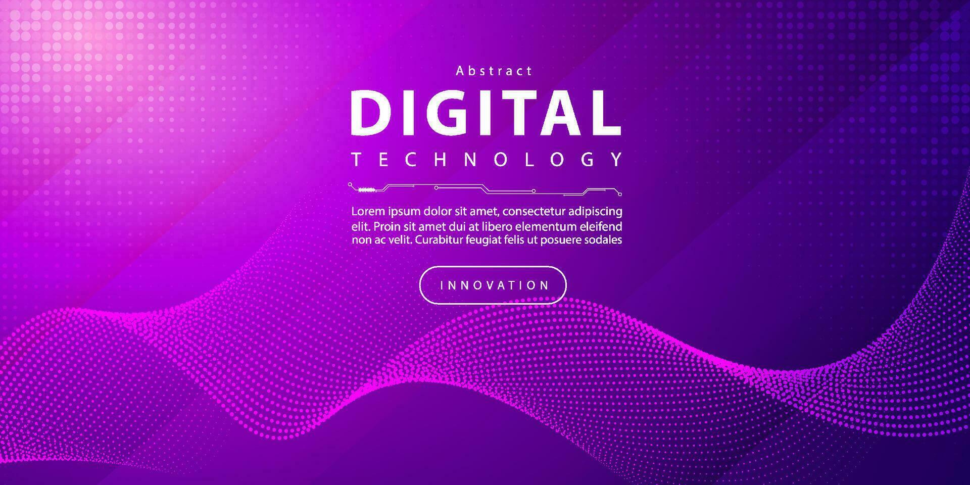 abstrato digital tecnologia futurista o circuito azul roxa fundo, cyber Ciência tecnologia, inovação comunicação futuro, ai grande dados, Internet rede conexão, nuvem oi-tech ilustração vetor