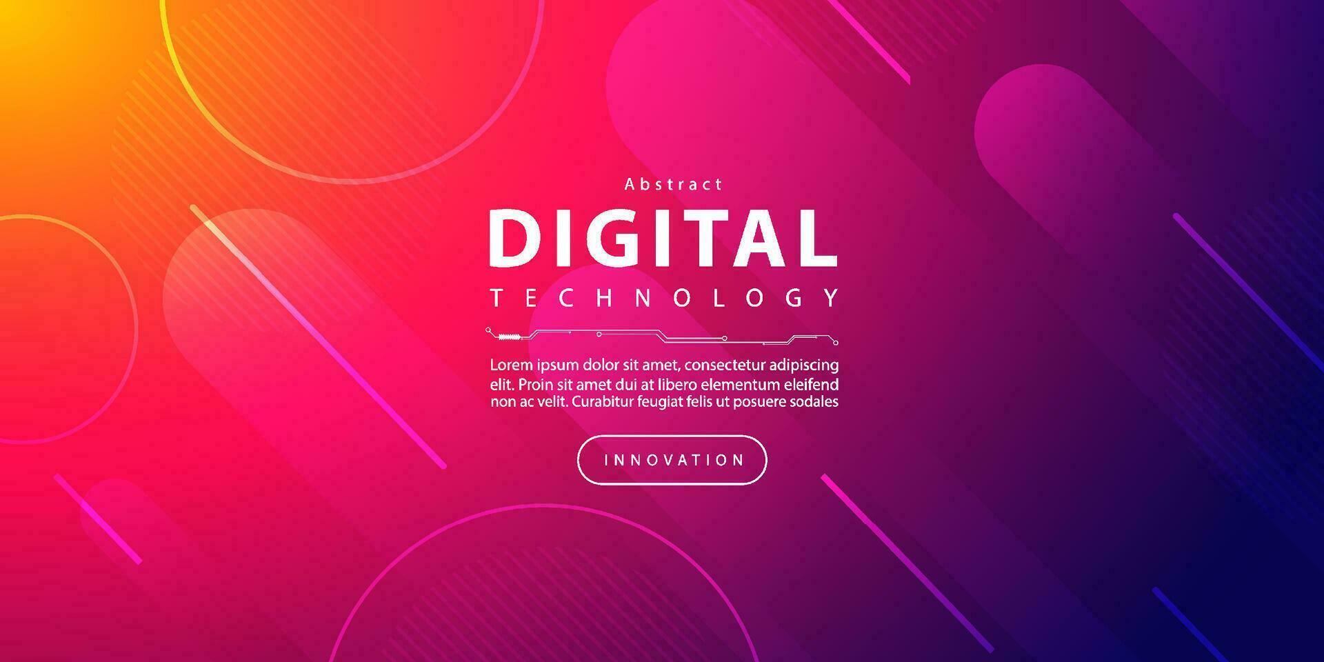 abstrato digital tecnologia futurista o circuito roxa laranja fundo, cyber Ciência tecnologia, inovação comunicação futuro, ai grande dados, Internet rede conexão nuvem oi-tech ilustração vetor