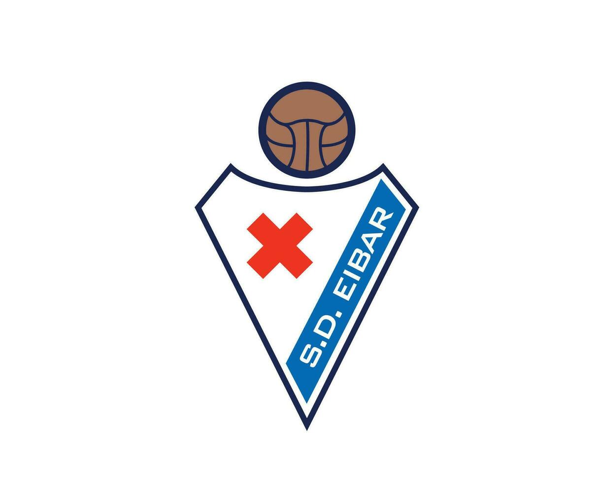 eibar clube símbolo logotipo la liga Espanha futebol abstrato Projeto vetor ilustração