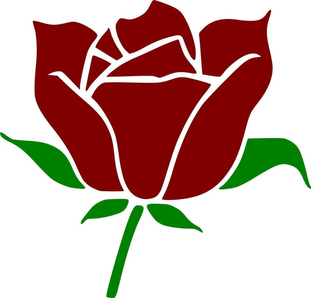 vetor ilustração do rosa flor em branco fundo