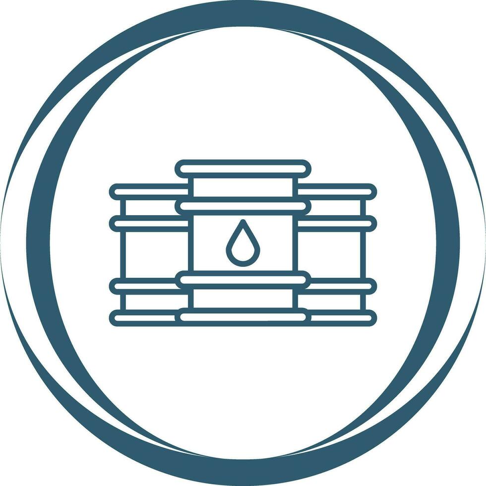 ícone de vetor da indústria petrolífera