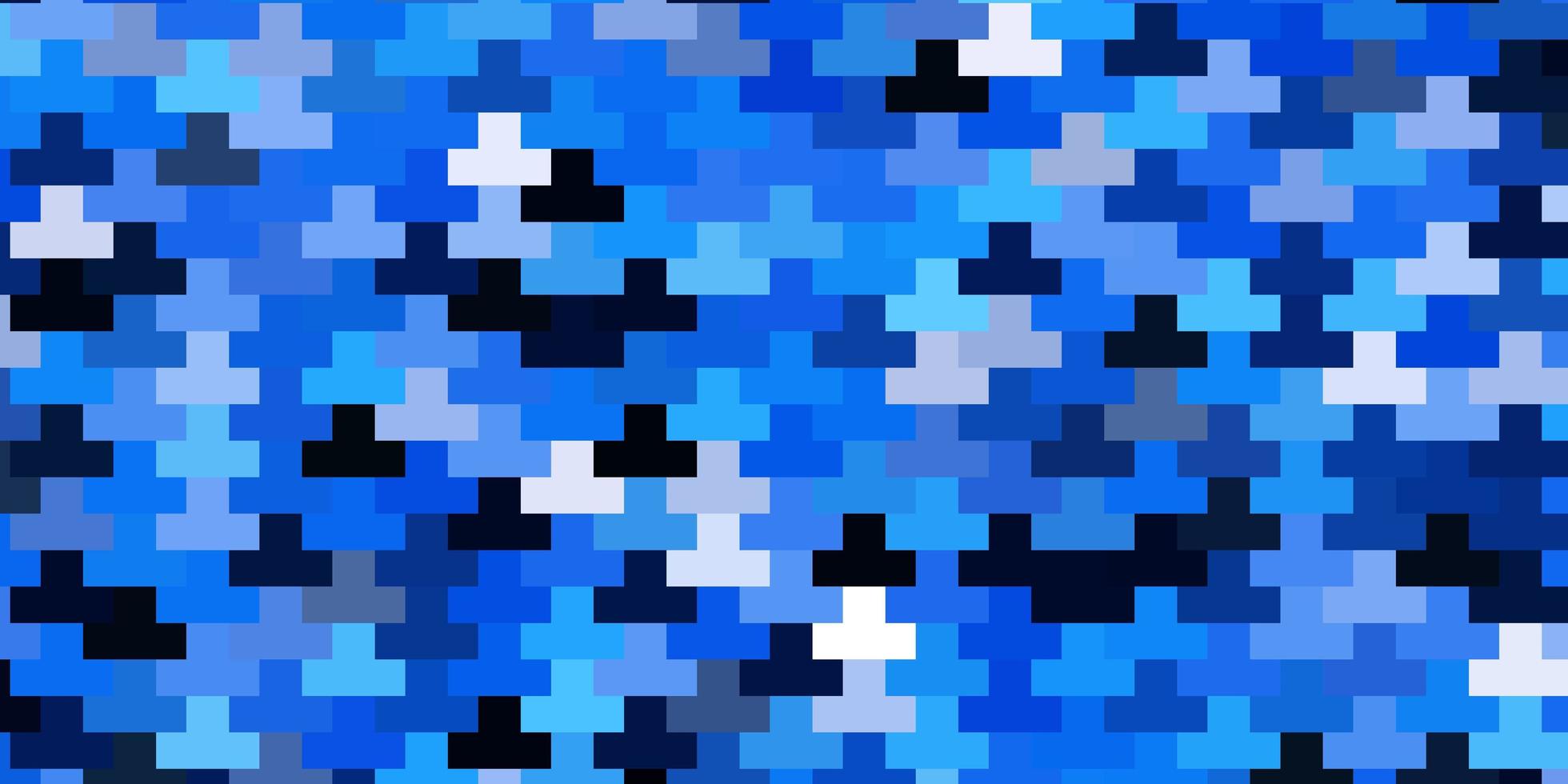 layout de vetor azul escuro com retângulos de linhas