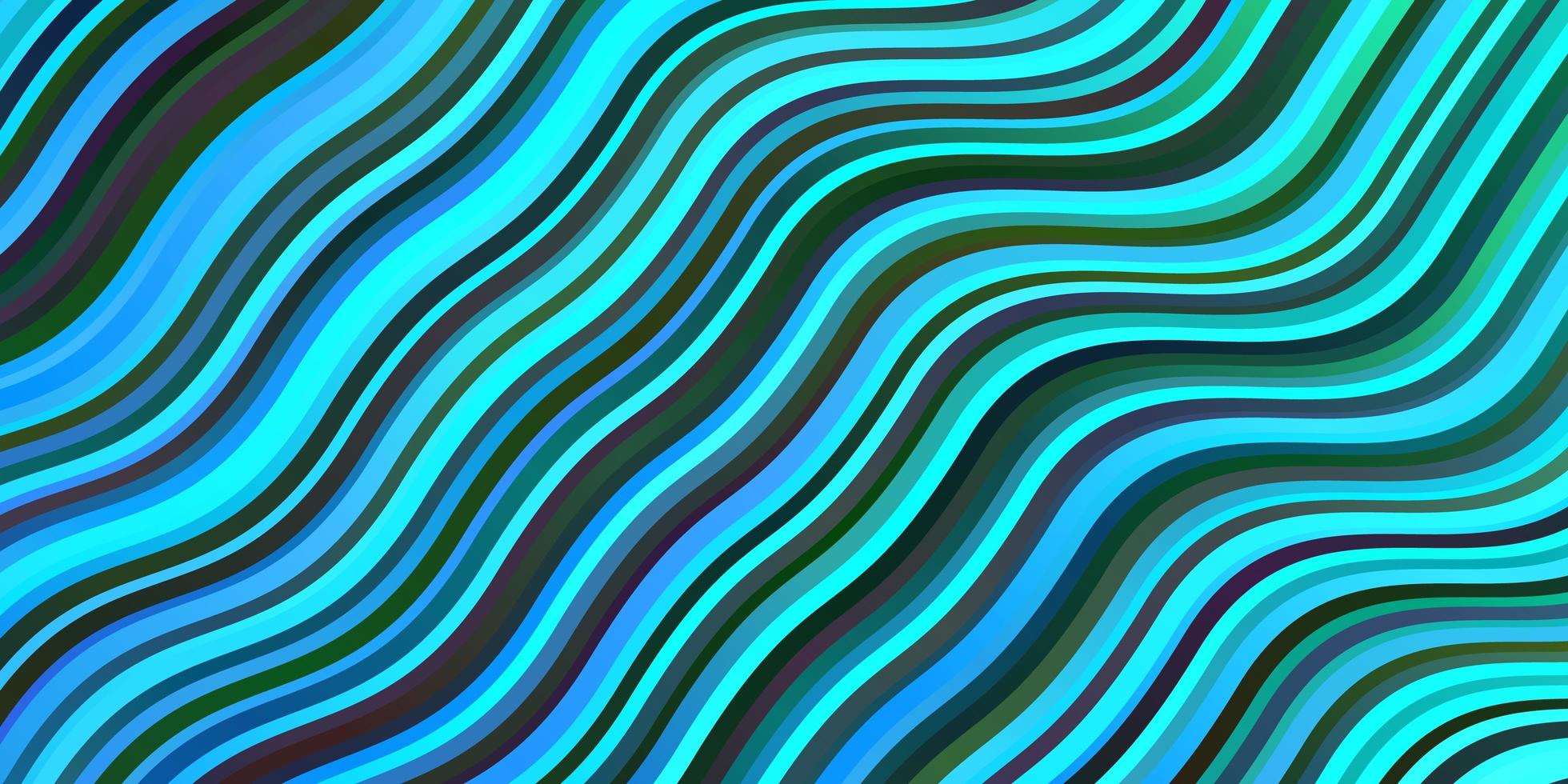 pano de fundo vector azul escuro com linhas dobradas