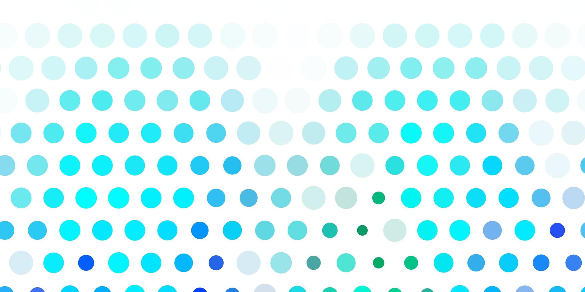 layout de vetor azul claro verde com formas de círculo