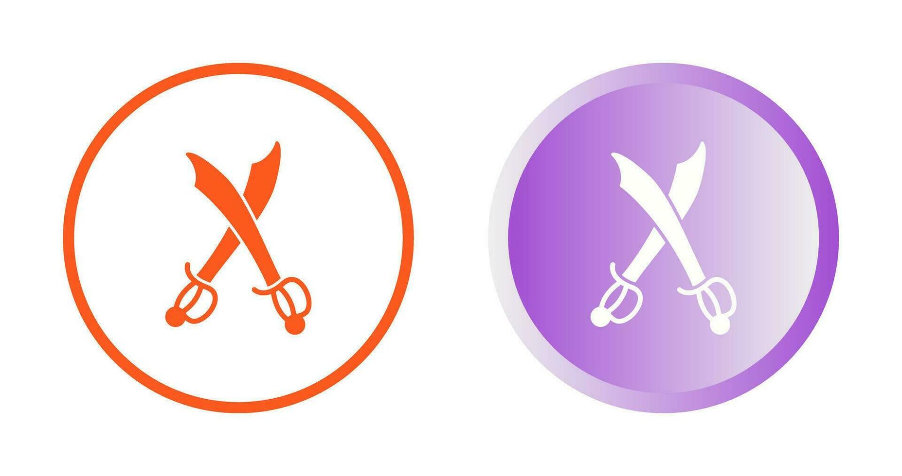 ícone de vetor de espadas
