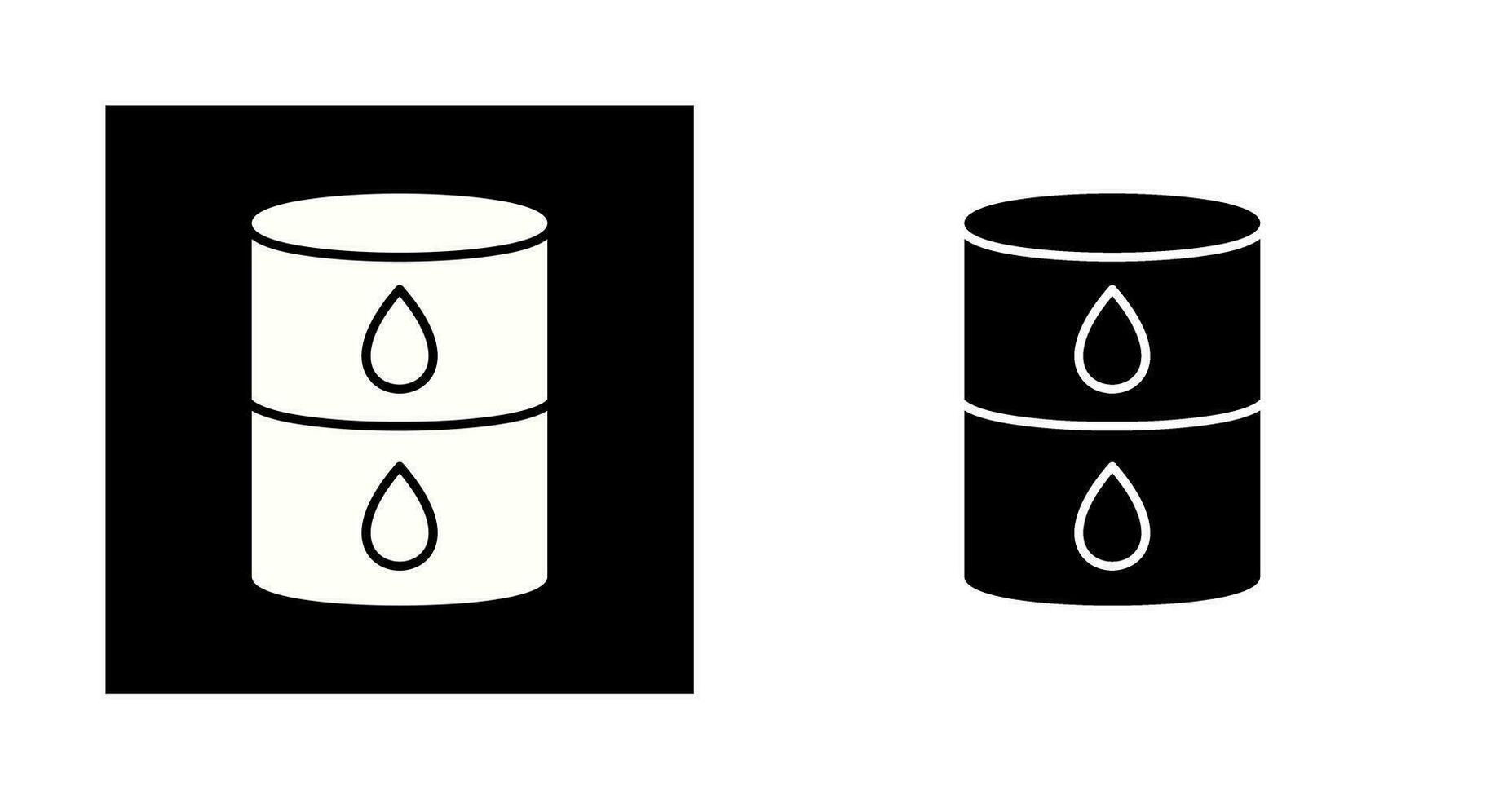 ícone de vetor de barril de petróleo