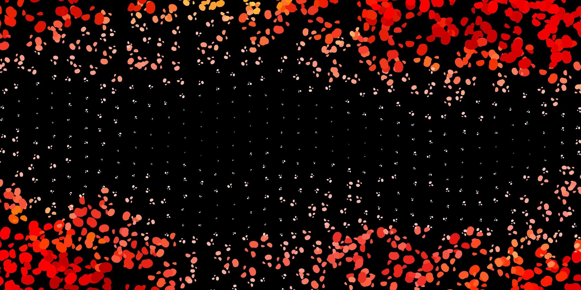 fundo vector vermelho escuro com formas caóticas
